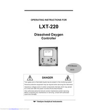 Teledyne LXT-220 Operating Instructions Manual