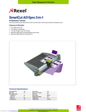 Rexel SmartCut A515pro Specification