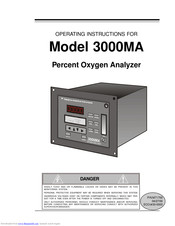Teledyne 3000MA Operating Instructions Manual