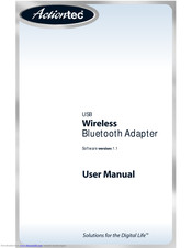 ActionTec USB Wireless Bluetooth Adapter User Manual