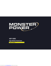 Monster PowerCenter HDP1400G Owner's Manual