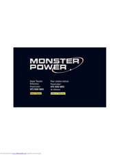Monster PowerCenter HTS1000 MKII Owner's Manual