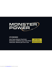 Monster Power PowerCenter HTS1000MKIII Owner's Manual