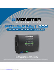 Monster Digital Life PowerNet 300 Instructions And Warranty Information