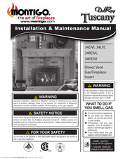 Montigo DelRay Tuscany 34HDVI Installation & Maintenance Manual
