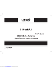Sirius Satellite Radio SIR-WRR1 User Manual