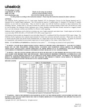 Wheelock MT-24-MS Installation Instructions Manual