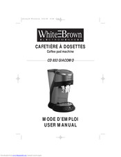 White and Brown CD 853 GIACOMO User Manual