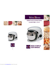 White and Brown LUNCH PRO R 531 User Manual