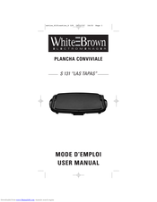 White and Brown S 131 LAS TAPAS User Manual