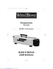 White and Brown CV 575 La Roussette User Manual