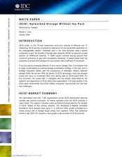 IDC Adaptec iSCSI Information Sheet