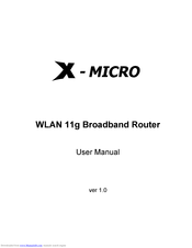 X-Micro XWL-11GRAR User Manual
