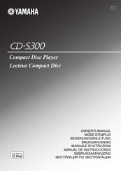 Yamaha CD-S300 Owner's Manual