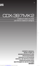 Yamaha CDX-397MK2 Owner's Manual