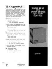 Honeywell W7620 User Manual