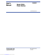 YOKOGAWA Powercert PR201 User Manual