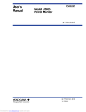 YOKOGAWA Powercert UZ005 User Manual