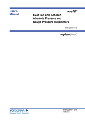 YOKOGAWA DpharpEJX vigilantplant EJX510A User Manual