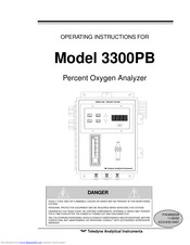 Teledyne 3300PB Operating Instructions Manual