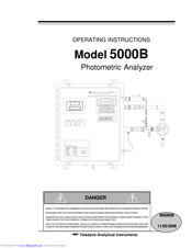 Teledyne 5000B Operating Instructions Manual