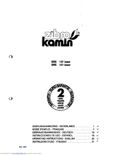 Zibro Kamin SRE 147 laser Operating Instructions Manual