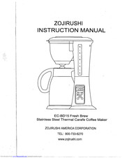 Zojirushi EC-BD15 Instruction Manual