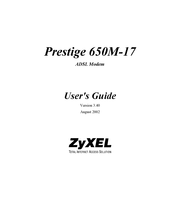 ZyXEL Communications Prestige 650M-17 User Manual