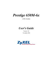 ZyXEL Communications Prestige 650M-6X User Manual