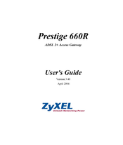 ZyXEL Communications ZyXEL Prestige 660R User Manual