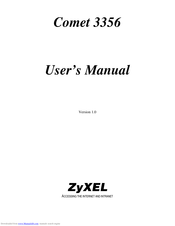 ZyXEL Communications Comet 3356 User Manual