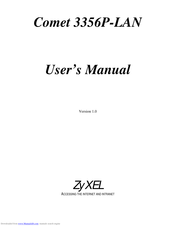 ZyXEL Communications Comet 3356P-LAN User Manual