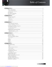 Optoma ES515 Owner's Manual