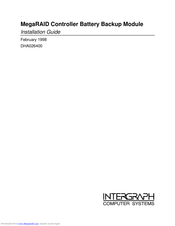 Intergraph MegaRAID Controller Installation Manual