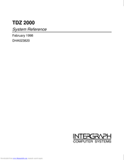 Intergraph TDZ 2000 System Reference Manual