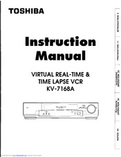 Toshiba KV-7168A Instruction Manual