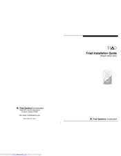 Triad InRoom Silver Omni Installation Manual
