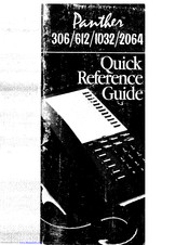 Panther Panther 612 Quick Reference Manual