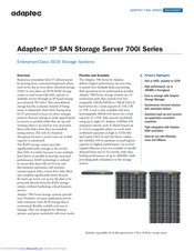 Adaptec 730i Datasheet