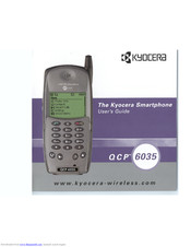 Kyocera 6035 - QCP Smartphone - CDMA User Manual