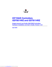 ICP GDT8514RZ Installation Manual