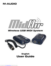 M-Audio MidAir User Manual