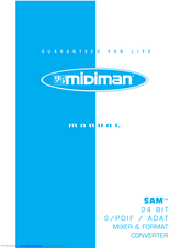 M-Audio Midiman SAM Manual
