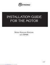 Metronic Motor Horizon-Horizon Installation Manual