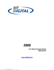 MF DIGITAL PRV-LX1 Quick Connect Manual