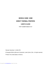 Microcom 426M User Manual