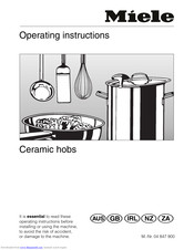 Miele KM 441 Operating Instructions Manual