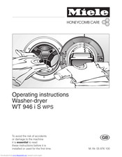 Miele WT 946i S wps Operating Instructions Manual