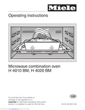 Miele H 4020 BM Operating Instructions Manual
