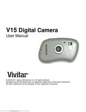 Vivitar ViviCam V15 User Manual